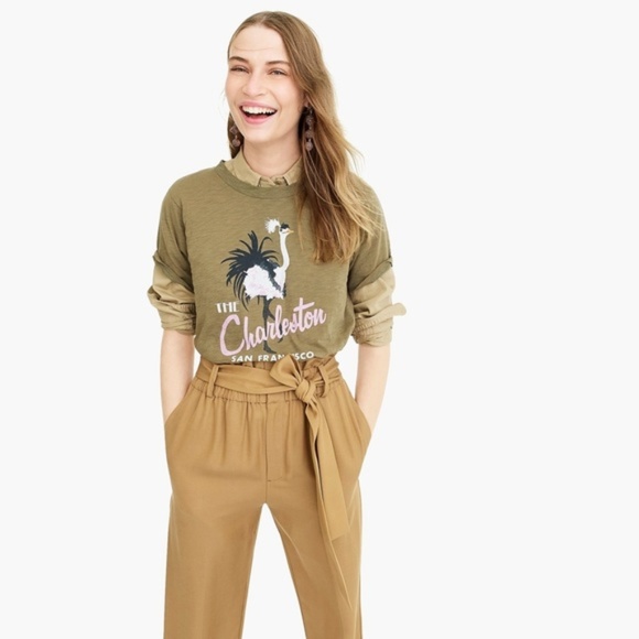 J. Crew Tops - J. CREW Charleston San Francisco Ostrich Tee